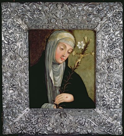 St. Catherine of Siena by Peruvian School